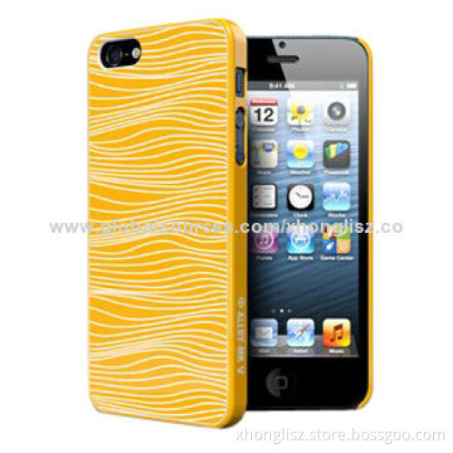 Hot Raised Grain Aluminum Cellphone Skin Cover for iPhone 5/5S, High Quality